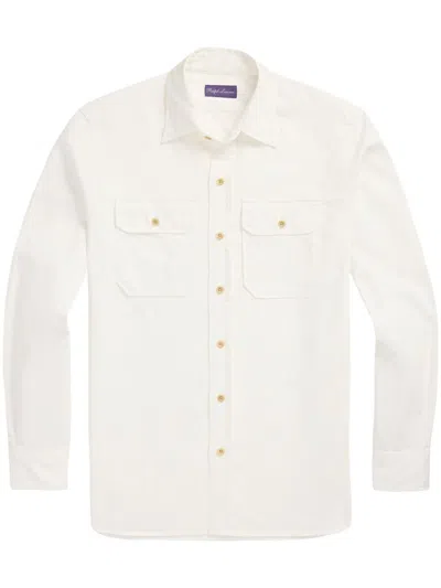 Ralph Lauren Cotton Shirt In White