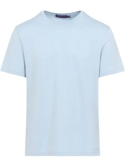 Ralph Lauren Cotton T-shirt In Blue