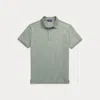 Ralph Lauren Purple Label Custom Slim Fit Piqué Polo Shirt In Gray