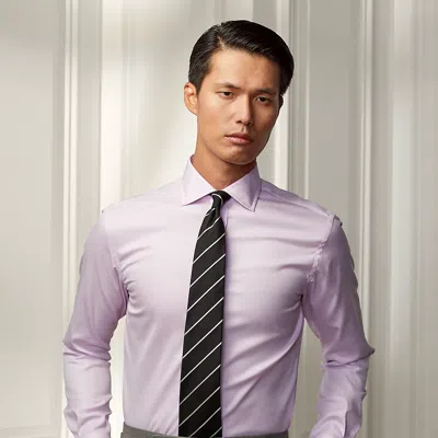 Ralph Lauren Purple Label Easy Care Twill Shirt In White