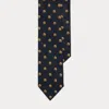 Ralph Lauren Equestrian Silk Club Tie In Navy