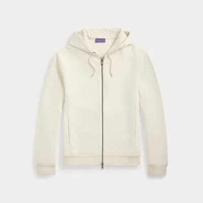 Ralph Lauren Fleece Full-zip Hoodie In Classic Cream