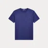 Ralph Lauren Purple Label Garment-dyed Jersey Pocket T-shirt In Blue