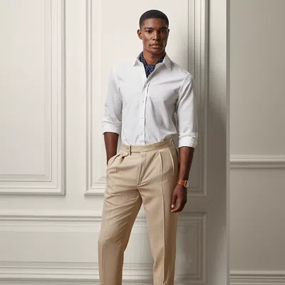 Ralph Lauren Purple Label Gregory Hand-tailored Trouser In White