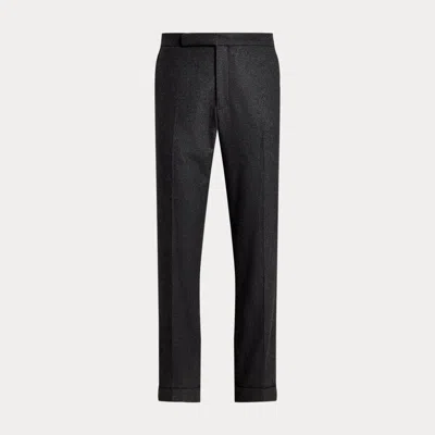 Ralph Lauren Purple Label Gregory Hand-tailored Wool Trouser In Grey