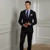 Ralph Lauren Gregory Hand-tailored Wool Twill Suit In Black