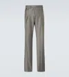 RALPH LAUREN PURPLE LABEL GREGORY WOOL FLANNEL PANTS