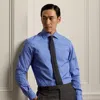 Ralph Lauren Handmade End-on-end Shirt In Copen Blue