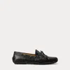 Ralph Lauren Harold Alligator Tassel Driver In Black