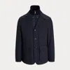Ralph Lauren Kensington Hybrid Down Jacket In Classic Chairman Navy