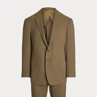 Ralph Lauren Kent Handmade Wool Gabardine Suit In Morrel/ Mocha