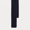 Ralph Lauren Knit Silk Tie In Black