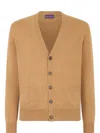 Ralph Lauren Knitted Cardigan In Neutrals