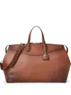 Ralph Lauren Large Voyager Duffle Bag In Brown