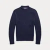 Ralph Lauren Linen-silk Rollneck Sweater In Classic Chairman Navy