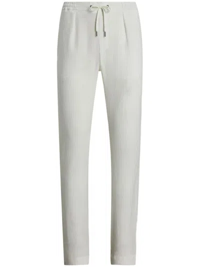 Ralph Lauren Linen Trousers In White