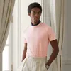 Ralph Lauren Lisle Crewneck T-shirt In Soft Pink