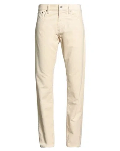 Ralph Lauren Purple Label Man Pants Cream Size 32 Cotton In White
