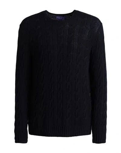 Ralph Lauren Purple Label Man Sweater Midnight Blue Size L Cashmere