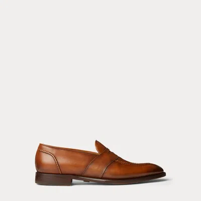 RALPH LAUREN MEEGAN CALFSKIN PENNY LOAFER