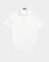 Ralph Lauren Men's Custom Slim Pique Polo Shirt In White