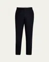 Ralph Lauren Gregory Straight-leg Wool-flannel Trousers In Navy