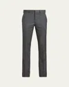 Ralph Lauren Men's Gregory Flat-front Pants In Grey