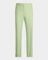 Ralph Lauren Men's Gregory Hand-tailored Trousers In Green