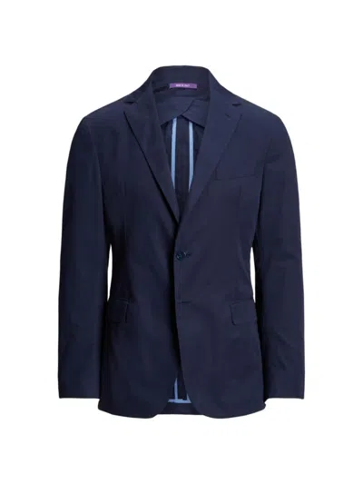 Ralph Lauren Purple Label Men's Hadley Twill Jacket In Spring Navy