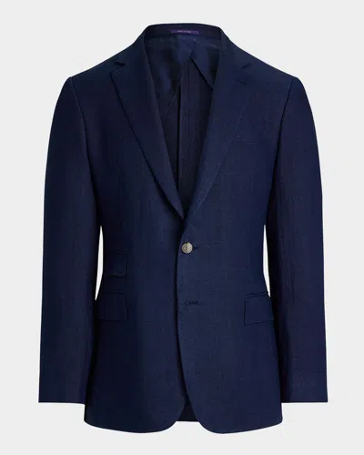 RALPH LAUREN MEN'S KENT HAND-TAILORED LINEN SUIT JACKET