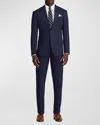 Ralph Lauren Men's Kent Hand-tailored Pinstripe Suit In Blue/gray