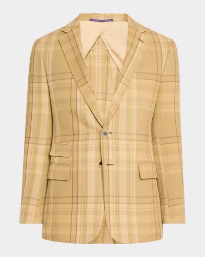 Ralph Lauren Men's Kent Hand-tailored Plaid Sport Coat In Multi