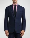 Ralph Lauren Herringbone Blazer In Navy Mu