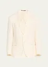 Ralph Lauren Men's Kent Hand-tailored Silk-linen Jacket In Cream
