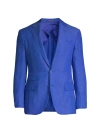 Ralph Lauren Men's Kent Linen-silk Sportcoat In Blue