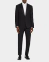 Ralph Lauren Men's Tailored Wool Barathea Tuxedo In Black