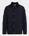 Ralph Lauren Men's Quilted Down Jacket In Navy
