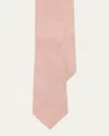 Ralph Lauren Silk-linen Tie In Pink