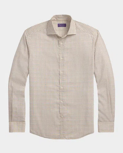 Ralph Lauren Men's Tattersall Twill Shirt In Multi