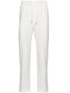 Ralph Lauren Tapered Leg Joggers With Elastic Waistband In Neutrals