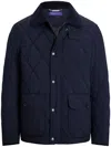 Ralph Lauren Carleton Quilted Down Jacket In Blue