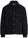 Ralph Lauren Wool-blend Down Jacket In Black