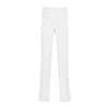 Ralph Lauren Tailored Silk Trousers With Pleated Detailing In White