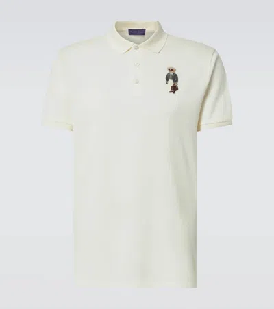 Ralph Lauren Polo Bear Cotton Shirt In White