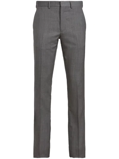 RALPH LAUREN PRESSED-CREASE TAPERED TROUSERS