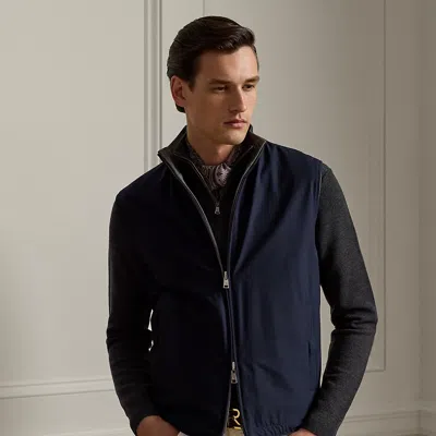 Ralph Lauren Jeffries Stretch Vest In Classic Chairman Navy