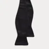 Ralph Lauren Silk Satin Bow Tie In Black