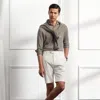 Ralph Lauren Purple Label Slim Fit Stretch Chino Short In White