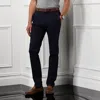 Ralph Lauren Purple Label Slim Fit Stretch Chino Trouser In Blue