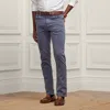 Ralph Lauren Slim Fit Stretch Dobby Trouser In Blue